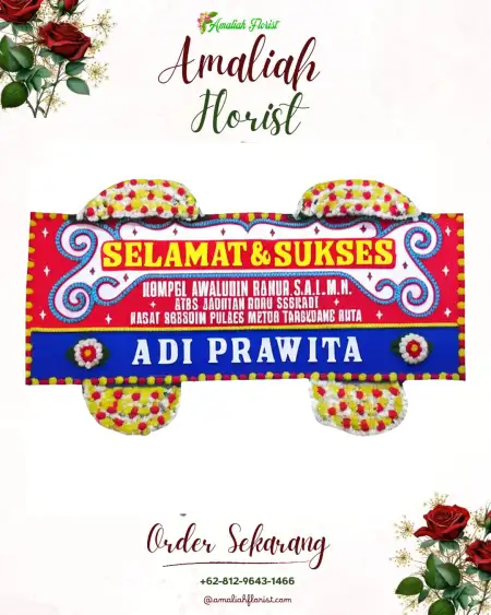 Papan Bunga Ucapan Selamat Danalampah
